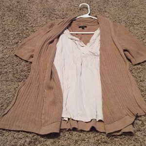 Three quarter sleeve cardigan